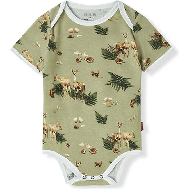 Forest Party Organic Cotton Short Sleeve One Piece