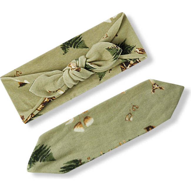 Forest Party Organic Cotton Knotted Headband