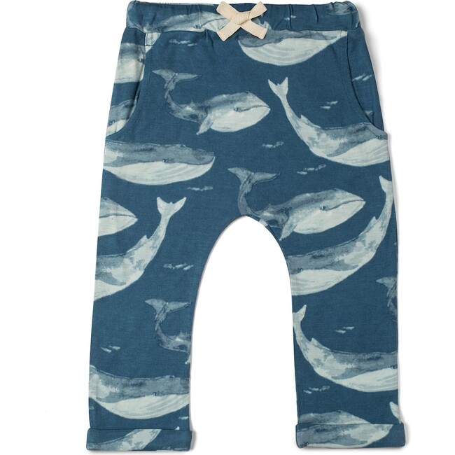 Blue Whale Bamboo Baby Jogger Pants