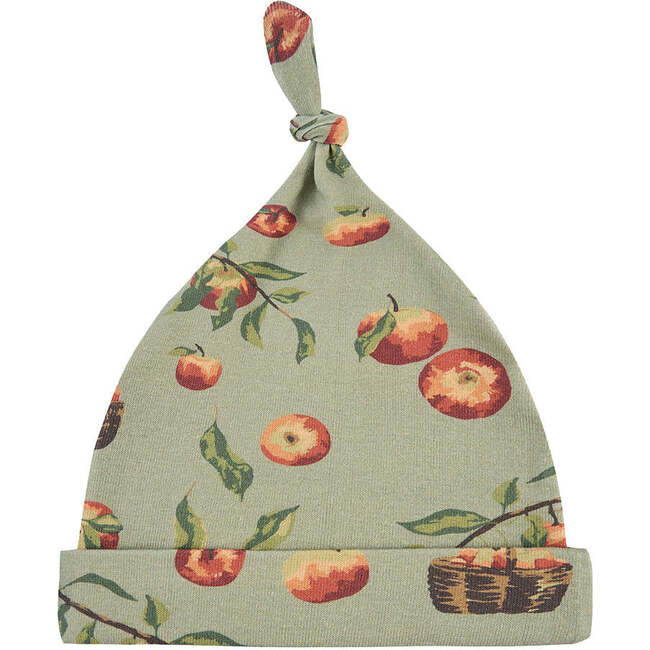 Apple Orchard Organic Cotton Knotted Beanie Hat