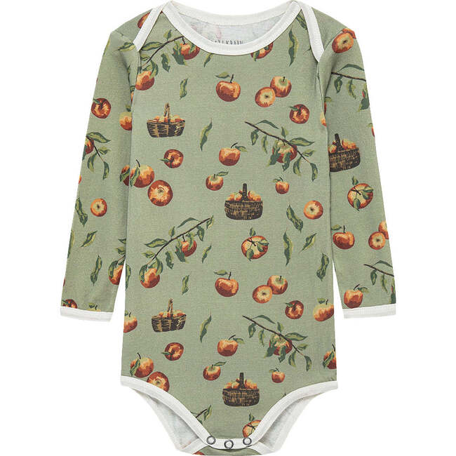 Apple Orchard Organic Cotton Long Sleeve One Piece