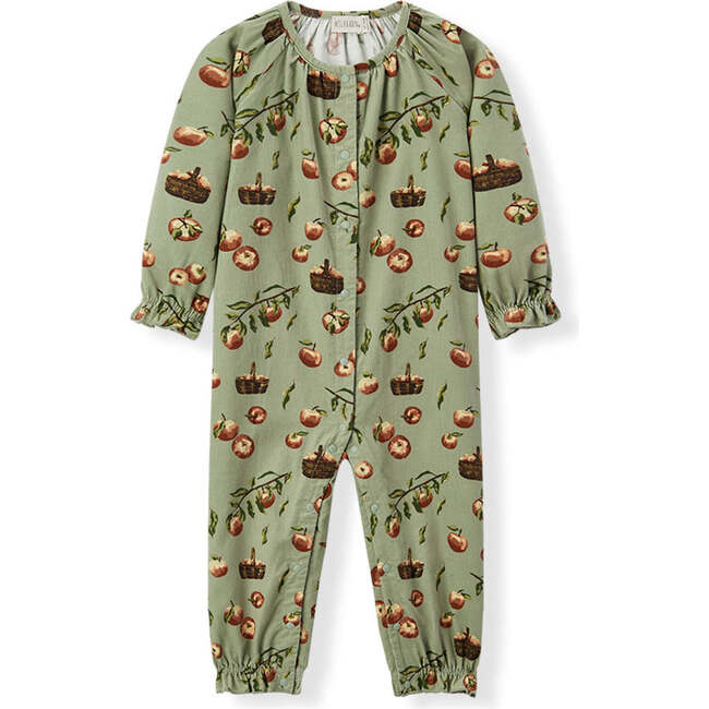 Apple Orchard Corduroy Ruffle Snap Jumper