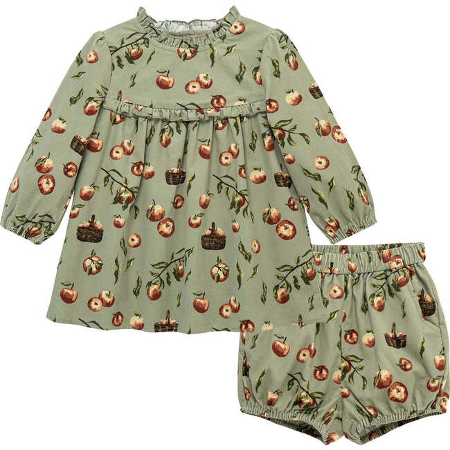 Apple Orchard Corduroy Dress & Bloomer