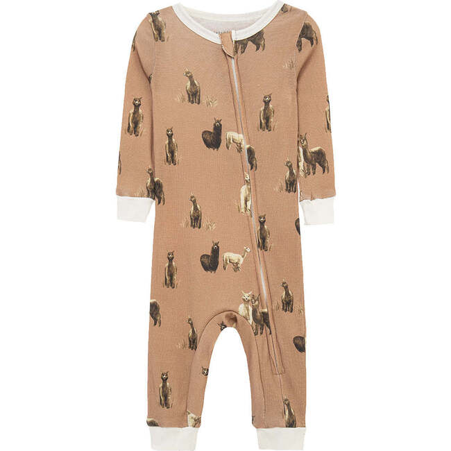 Alpaca Organic Cotton Zipper Pajama