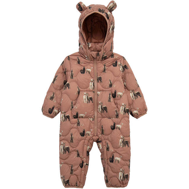 Alpaca Lightweight Down Hooded Jumpsuit