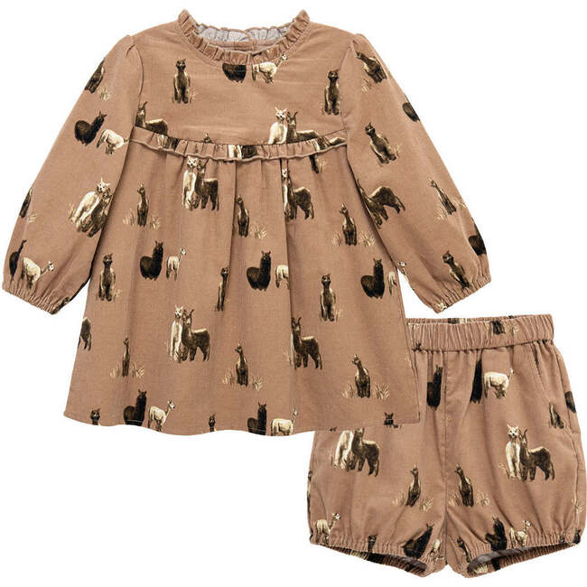Alpaca Corduroy Dress & Bloomer