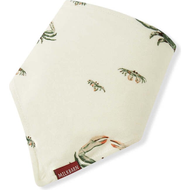 Coastal Crab Bamboo Three-Layer Kerchief Bib
