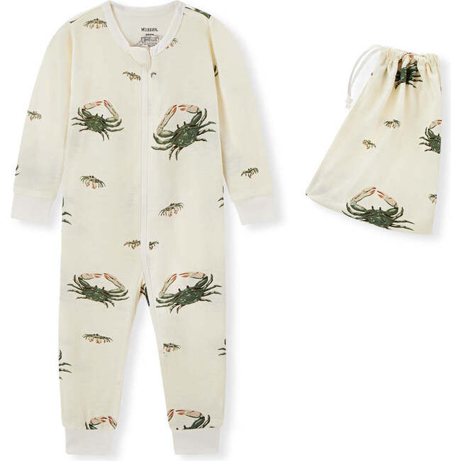 Coastal Crab Bamboo Zipper Pajama
