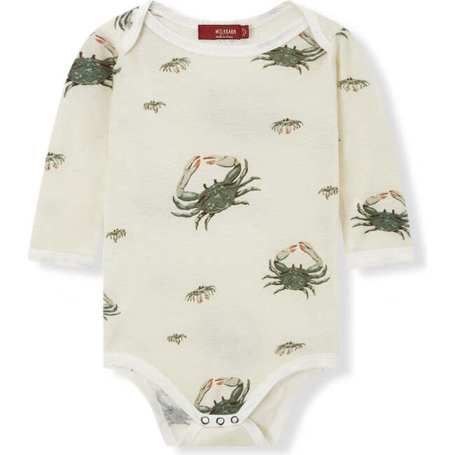 Coastal Crab Bamboo Long Sleeve One Piece