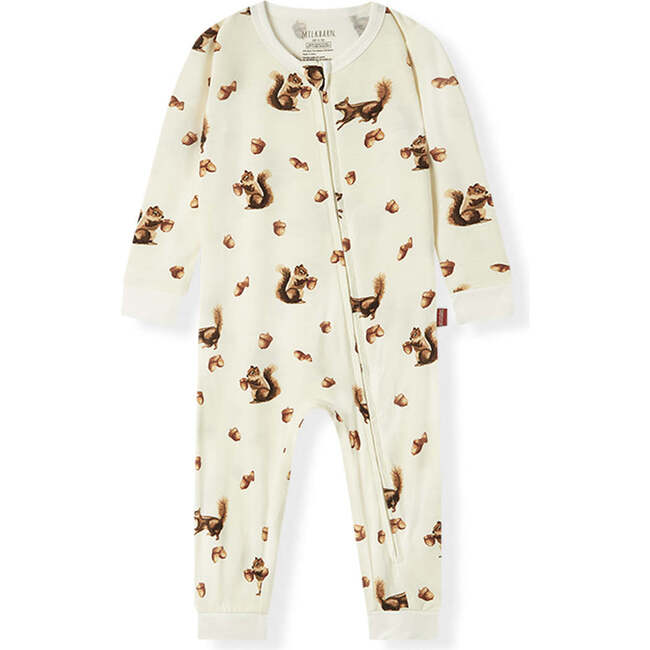 Chipmunk Luxe Stretch Zipper Pajama