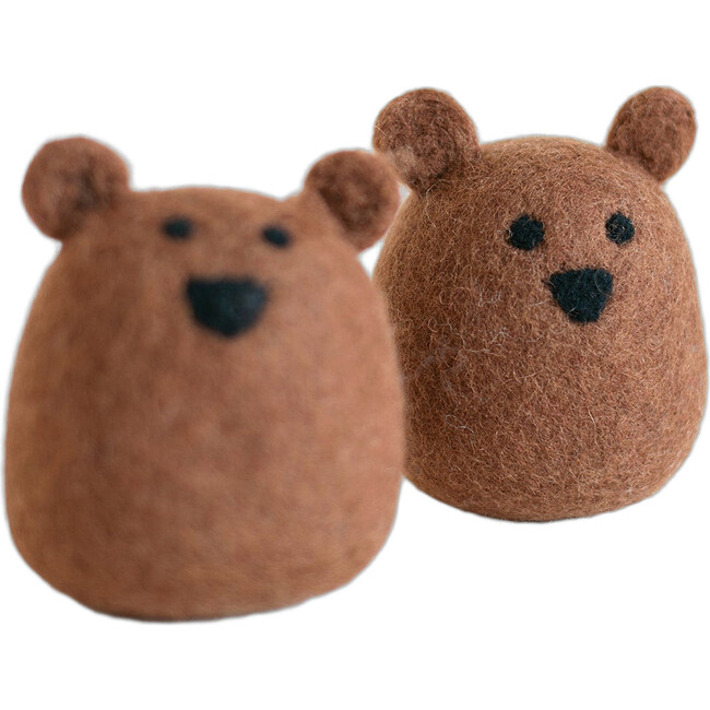 WOOL BROWN BEAR - Pet Toys - 3