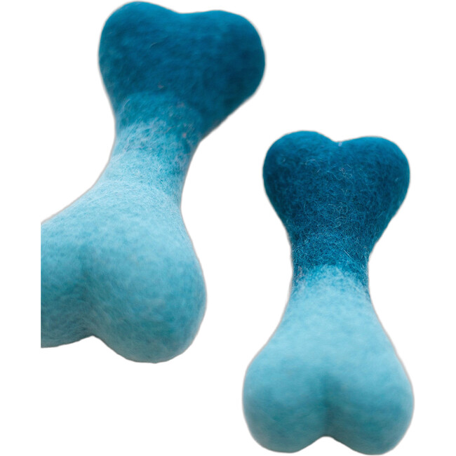 WOOL OMBRE BONE, Ocean Blue - Pet Toys - 3