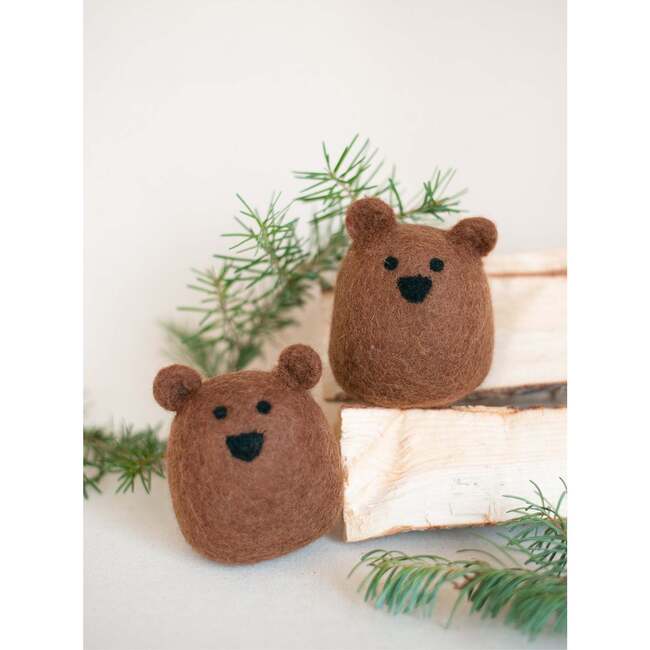 WOOL BROWN BEAR - Pet Toys - 4