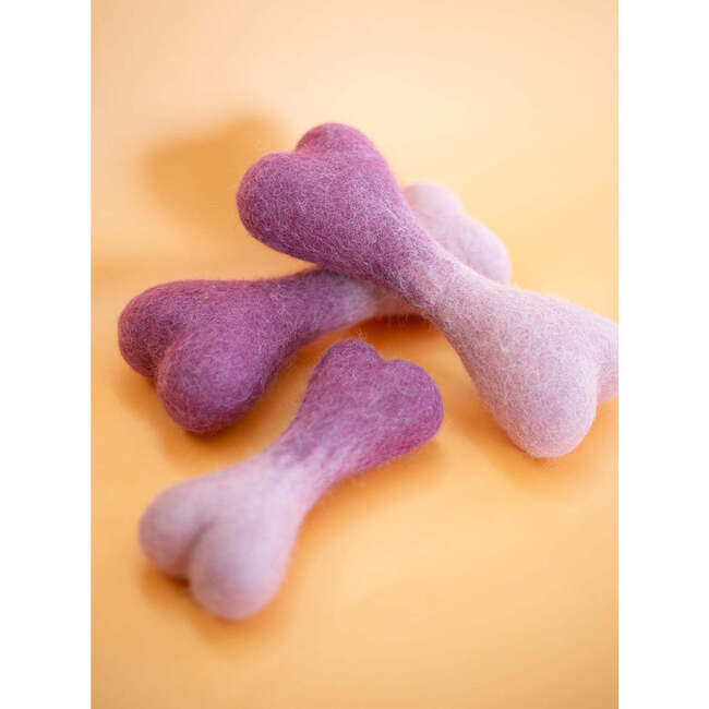 WOOL OMBRE BONE, Berry Blend