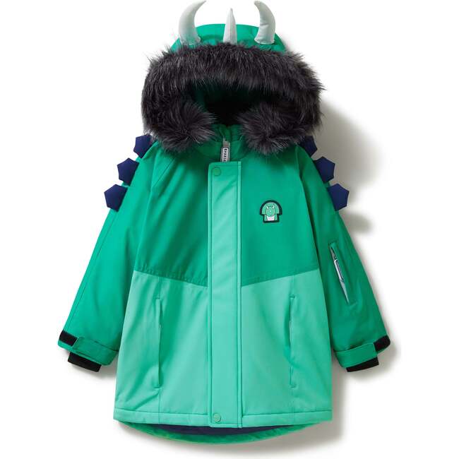 Spike the Dinosaur Ski Jacket, Green