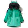 Spike the Dinosaur Ski Jacket, Green - Jackets - 1 - thumbnail