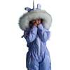 Sparkle the Unicorn Ski Suit, Purple - Snowsuits - 1 - thumbnail