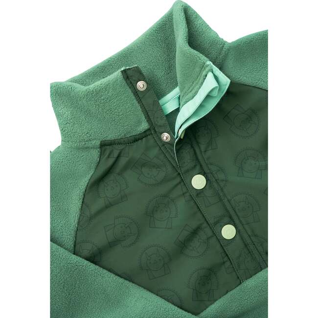 Spike Mid Layer Fleece, Green - Fleece & Sherpa Jackets - 3