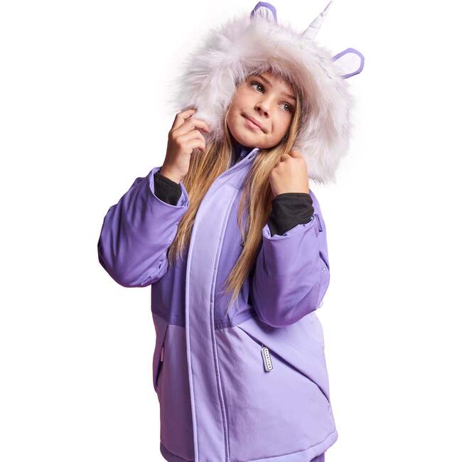 Sparkle the Unicorn Ski Jacket, Purple