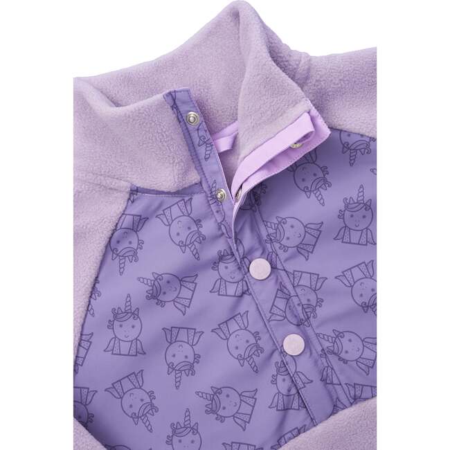 Sparkle Mid Layer Fleece, Purple - Fleece & Sherpa Jackets - 3