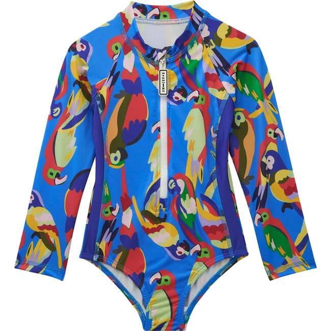 Parrot Swim Suit, Blue