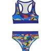 Parrot Bikini, Blue - Two Pieces - 1 - thumbnail