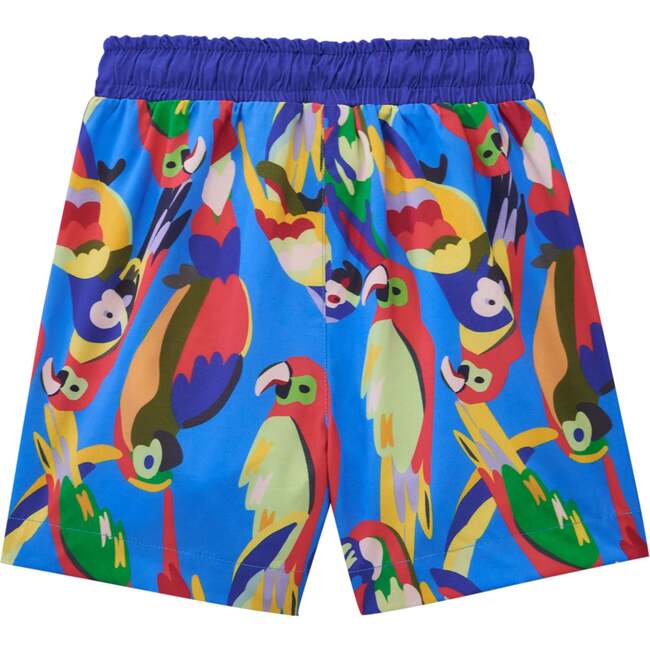 Parrot Swim Trunk, Blue