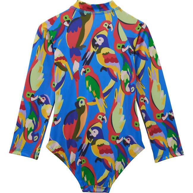 Parrot Swim Suit, Blue