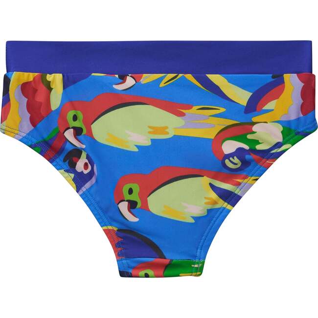 Parrot Bikini, Blue - Two Pieces - 3