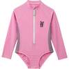 Hop Swim Suit, Pink - One Pieces - 1 - thumbnail