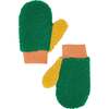 Fleece Mittens, Green - Gloves - 1 - thumbnail
