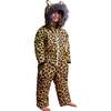 Dash the Leopard Ski Suit, Yellow - Snowsuits - 1 - thumbnail