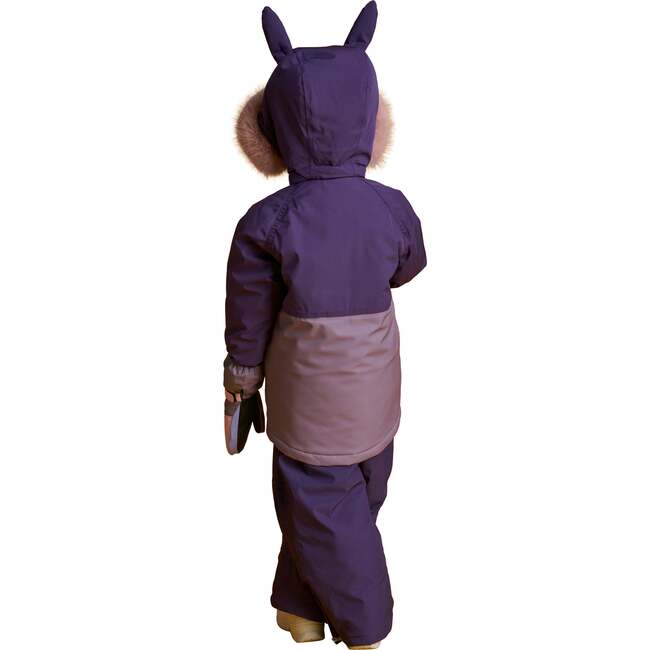 Hop the Bunny Ski Jacket, Purple - Jackets - 3