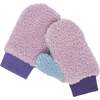Fleece Mittens, Purple - Gloves - 2 - thumbnail