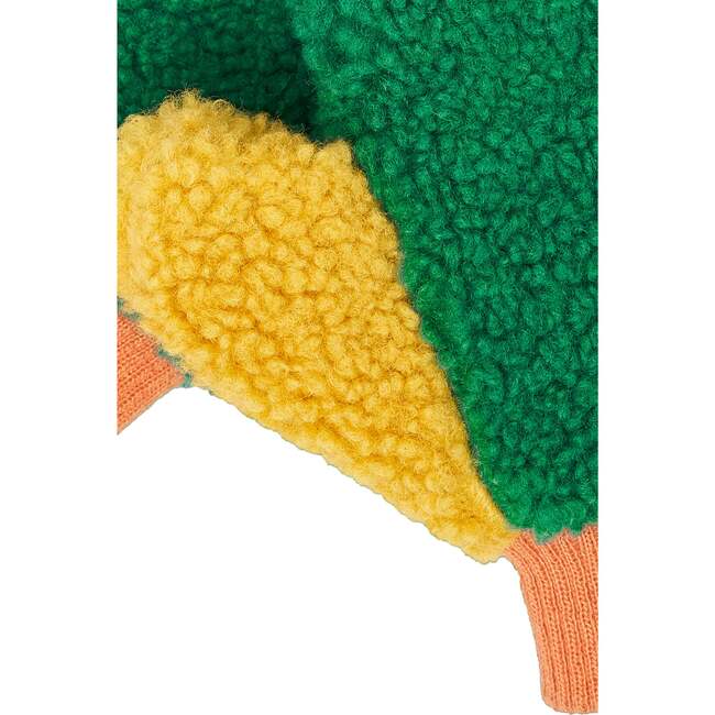 Fleece Mittens, Green - Gloves - 3