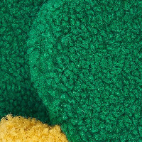 Fleece Mittens, Green - Gloves - 4