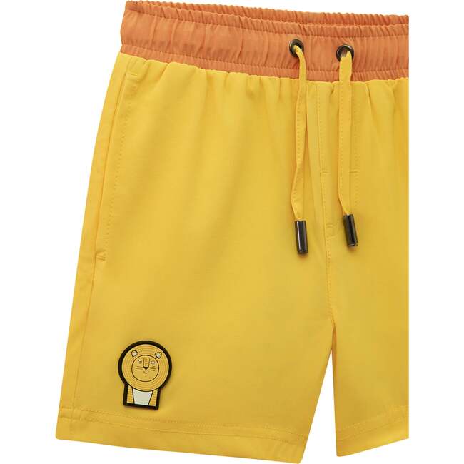 Cub Swim Trunk, Yellow - Swim Trunks - 3