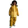 Cub the Lion Ski Jacket, Yellow - Jackets - 3 - thumbnail