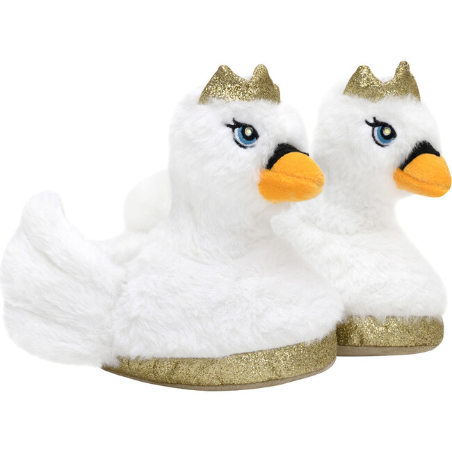 Swan Princess White Light Up Slipper