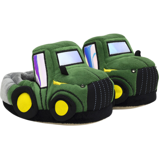 Tractor Green Light Up Slipper
