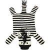 Organic Wool Play Mat + Nursery Rug, Zebra - Playmats - 1 - thumbnail