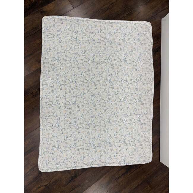 Organic Play Mat, Rectangle, Bunnies