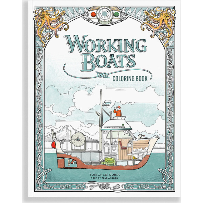 Working Boats Coloring Book