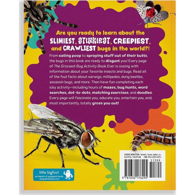 Grossest Bug Activity Book EVER! - Books - 5
