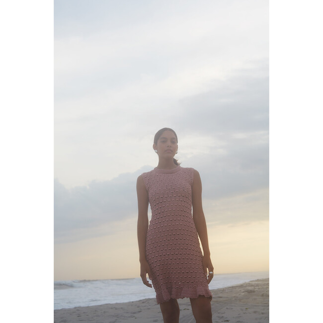 Women's Remi Crochet Dress, Rosa