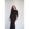 Women's Ana Dress, Espresso - Dresses - 2