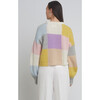 Women's Avery Checker Intarsia Sweater, Multicolors - Sweaters - 4 - thumbnail