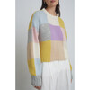 Women's Avery Checker Intarsia Sweater, Multicolors - Sweaters - 5 - thumbnail