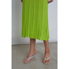 Women's Angelina Slim-Rib Tank Dress, Neon Lime - Dresses - 4 - thumbnail
