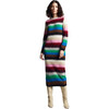 Women's Lydia Jersey Ribbed Crew Neck Long Sleeve Dress, Multicolors - Dresses - 2 - thumbnail